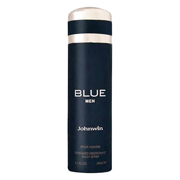 اسپری بدن مردانه جانوین مدل BLUE حجم 200 میلی — تصویر ۲