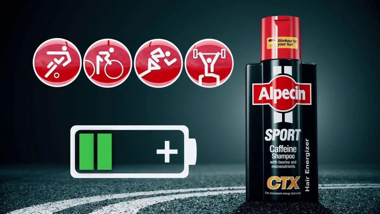 شامپو آلپسین Alpecin کافئین دار تقویت کننده اسپورت CTX حجم 250 میلی — تصویر ۷