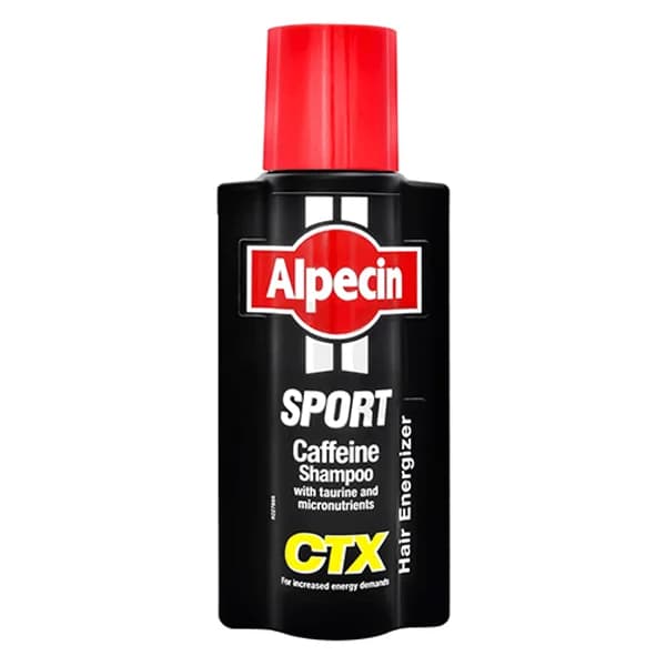 شامپو آلپسین Alpecin کافئین دار تقویت کننده اسپورت CTX حجم 250 میلی