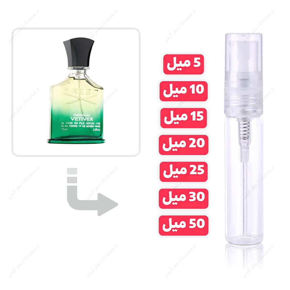 عطر گرمی کرید اورجینال وتیور زنانه مردانه | Creed Original Vetiver — تصویر ۵