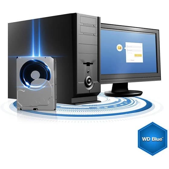 هارددیسک اینترنال وسترن دیجیتال مدل Western Digital Blue WD10EZEX ظرفیت 1 ترابایت ORIGINAL اصلی — تصویر ۵