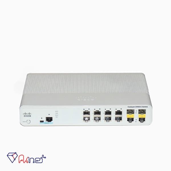 سوئیچ 8 پورت سیسکو مدل Cisco WS-2960C-8TC-L
