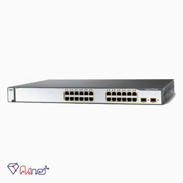 سوئیچ 24 پورت PoE سیسکو Cisco WS-C3750-24PS-S