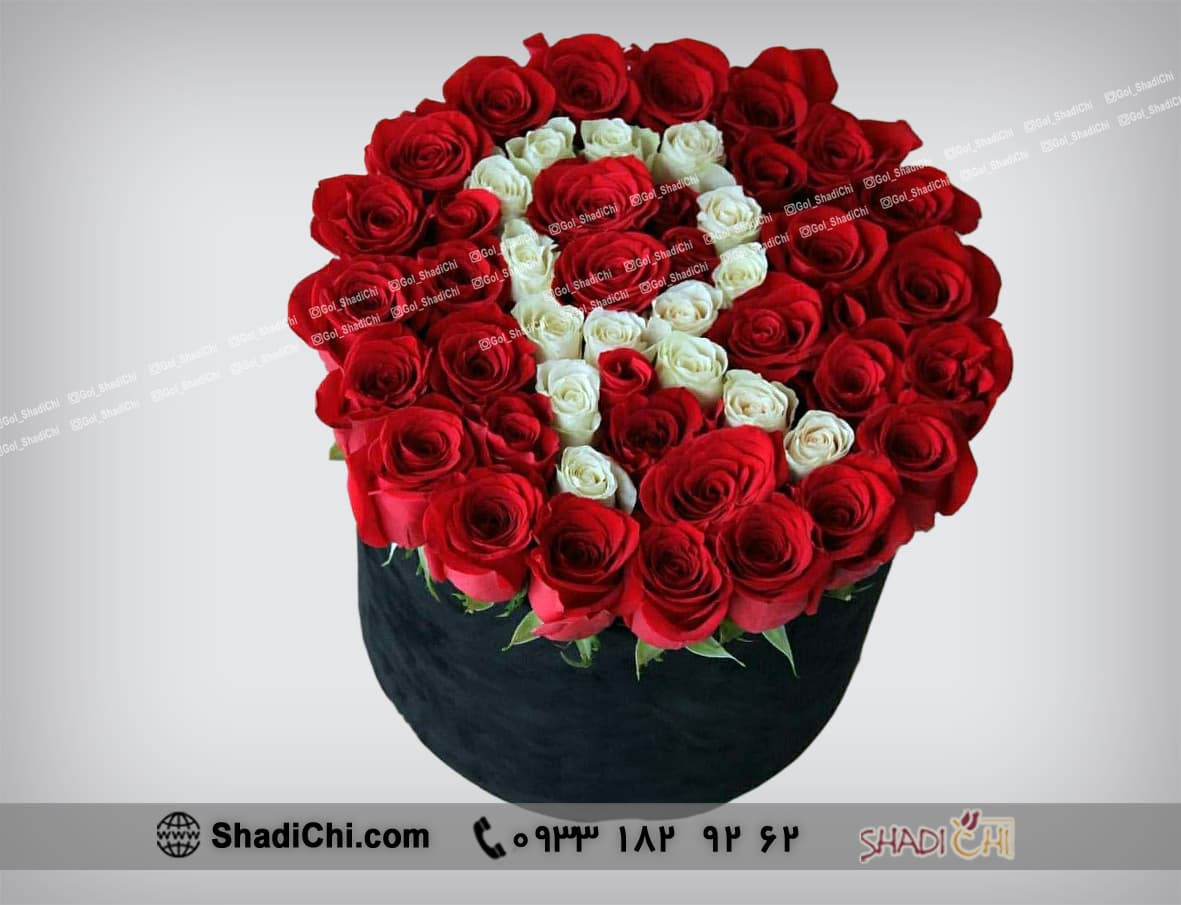 باکس گل حرف R