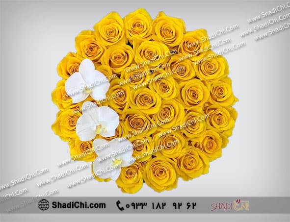 باکس گل رز زرد — تصویر ۷