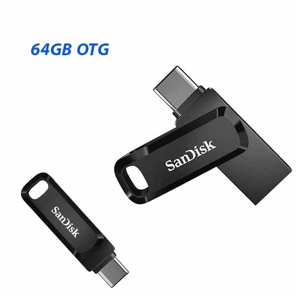 فلش 64 گیگ دوسر otg سن دیسک SanDisk Ultra Dual Drive Go OTG type-c