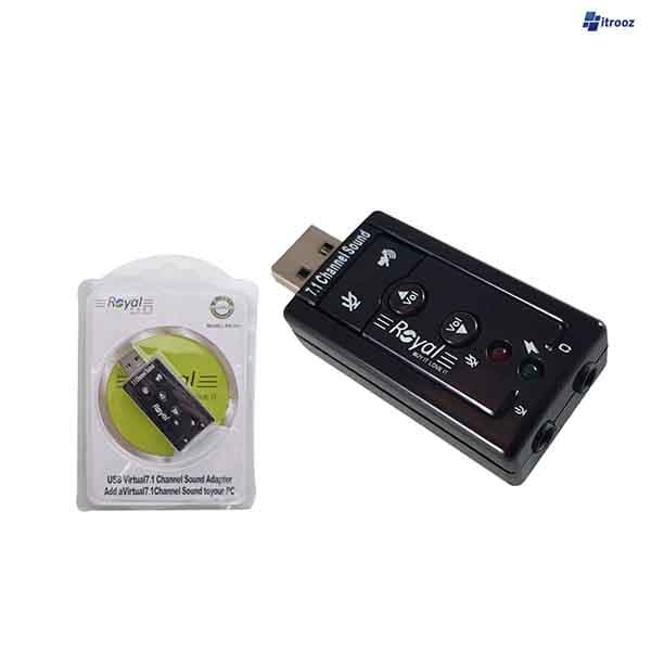 کارت صدا اکسترنال مدل royal rs701