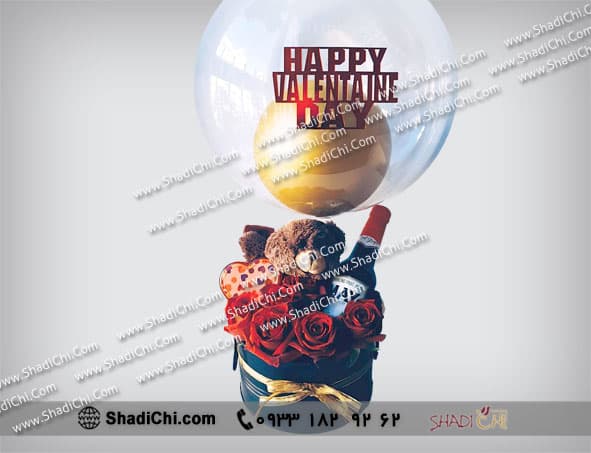 باکس گل هدیه ولنتاین