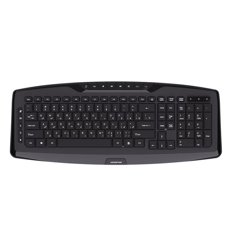 کیبرد بی سیم کینگ استار kingstar kb83w — تصویر ۳