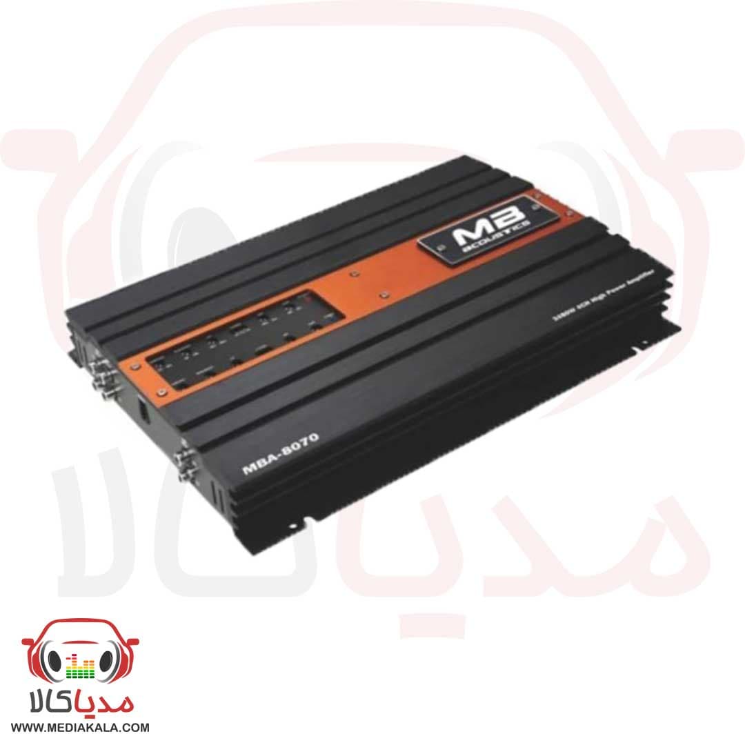 آمپلی فایر ام بی آکوستیکس مدل MBA-8070 ا MB Acoustics MBA-8070 Car Amplifier — تصویر ۳