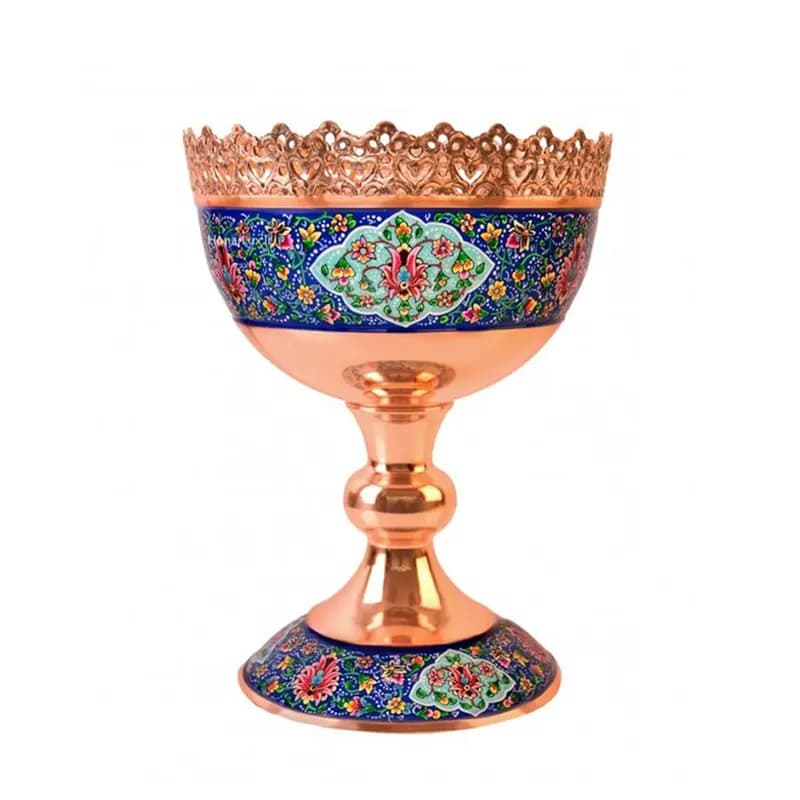 آجیل خوری پایه دار مس و پرداز کد 432