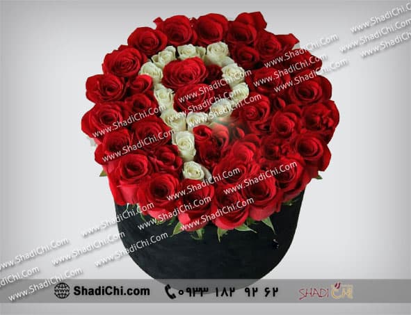 باکس گل رز با حرف P — تصویر ۷