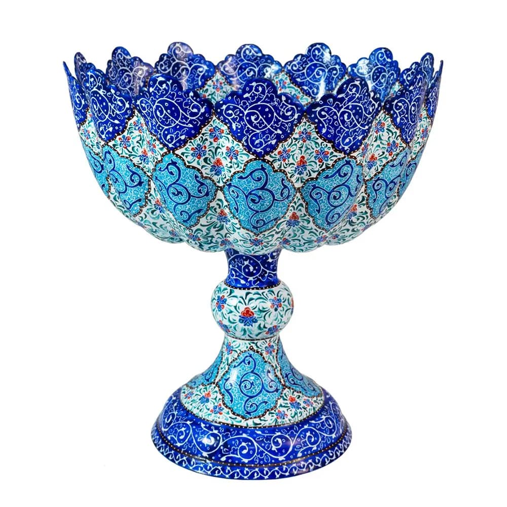 میوه خوری پایه دار میناکاری کد 425