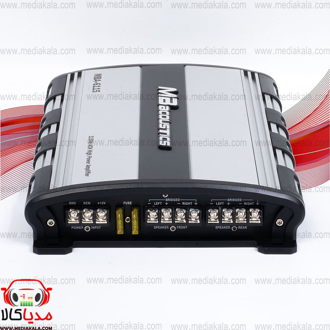 آمپلی فایر ام بی آکوستیکس مدل MBA-6115 ا MB Acoustics MBA-6115 Car Amplifier — تصویر ۱۱