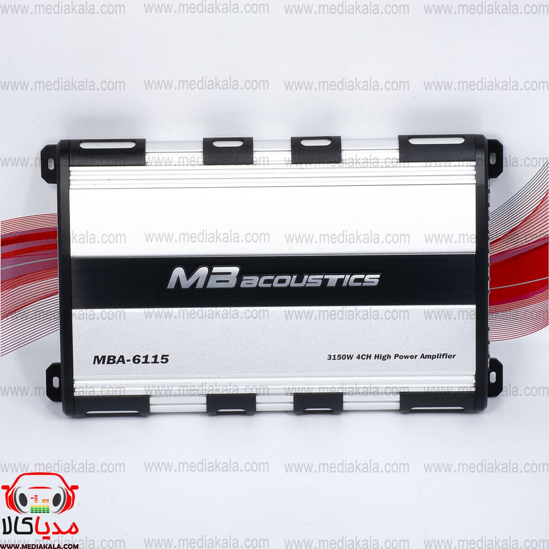 آمپلی فایر ام بی آکوستیکس مدل MBA-6115 ا MB Acoustics MBA-6115 Car Amplifier