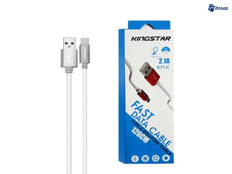 کابل شارژ تایپ سی کینگ استار k71c