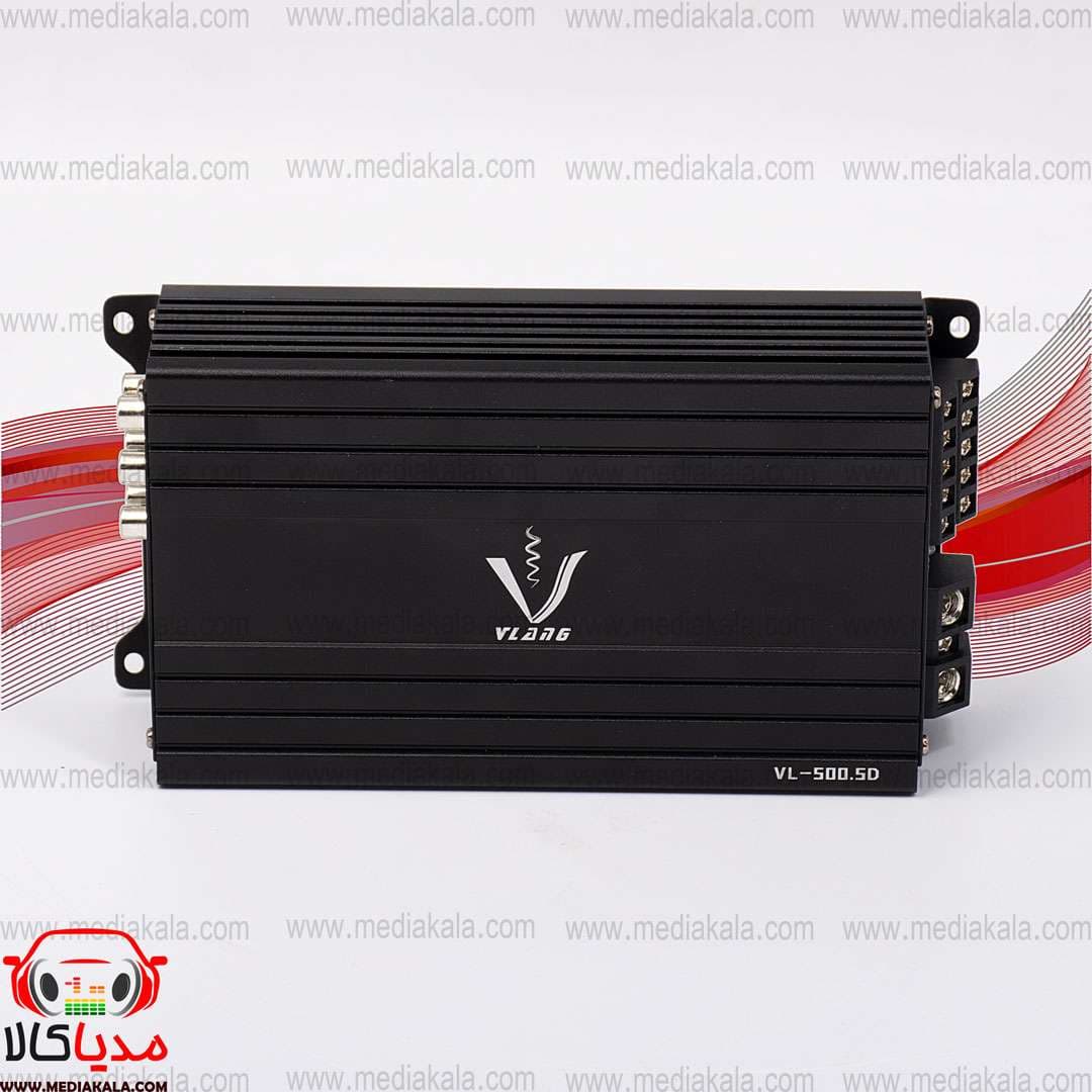 آمپلی فایر خودرو برند vlang مدل vl-500.5D پنج کانال