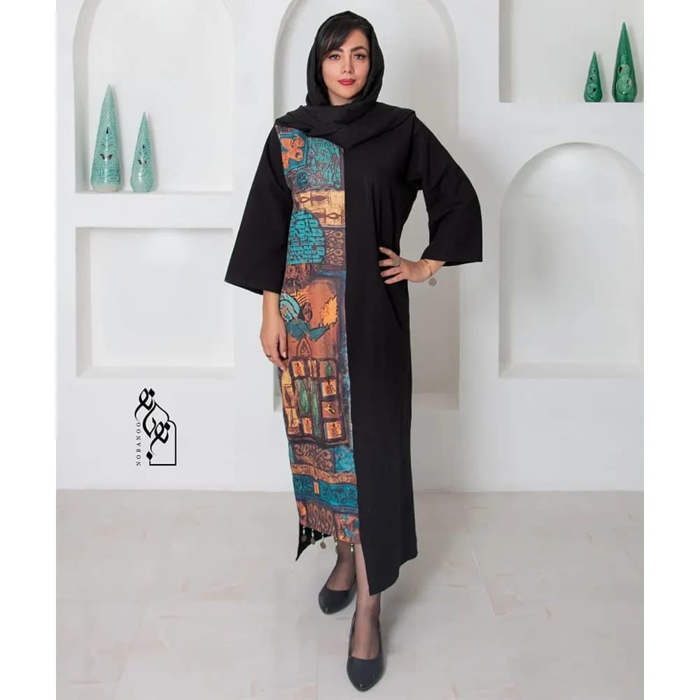 مانتو کفتان زنانه لینن کد 23361 — تصویر ۱۱