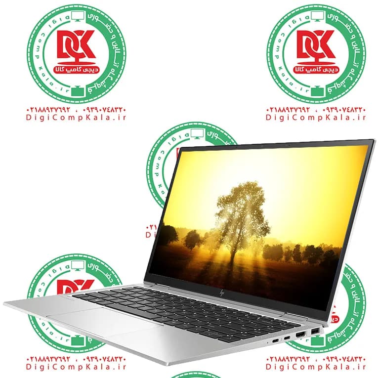 لپ تاپ 14 اینچ 360 درجه لمسی اچ پی HP EliteBook x360 1040 G7 Intel Core i7 10810u RAM 32GB LPDDR4 FullHD IPS نسل 10 اینتل — تصویر ۵
