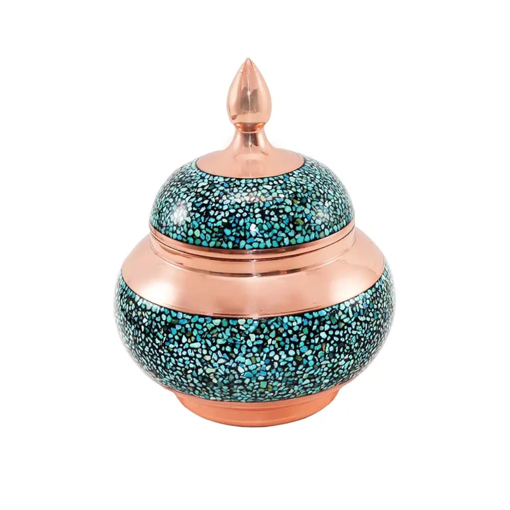سرویس چای خوری فیروزه کوبی 6 نفره کد 306 — تصویر ۶