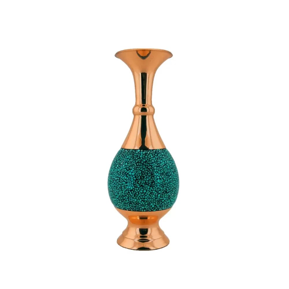گلدان فیروزه کوبی 16 سانتی کد 303