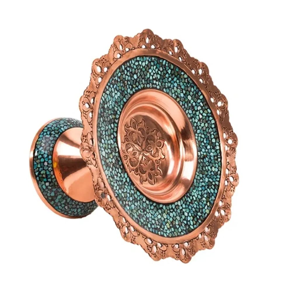 شیرینی خوری فیروزه کوبی 30 سانتی کد 299 — تصویر ۳