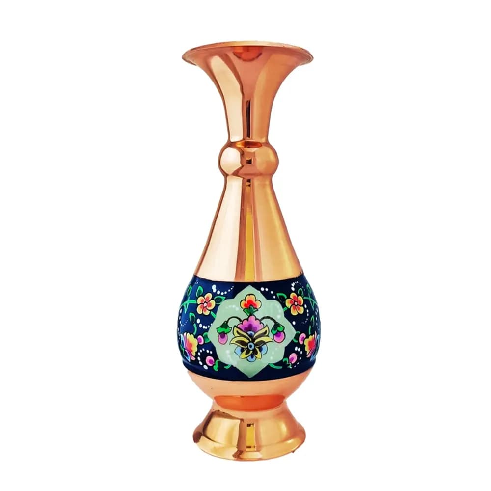 گلدان مس و پرداز 25 سانتی کد 286