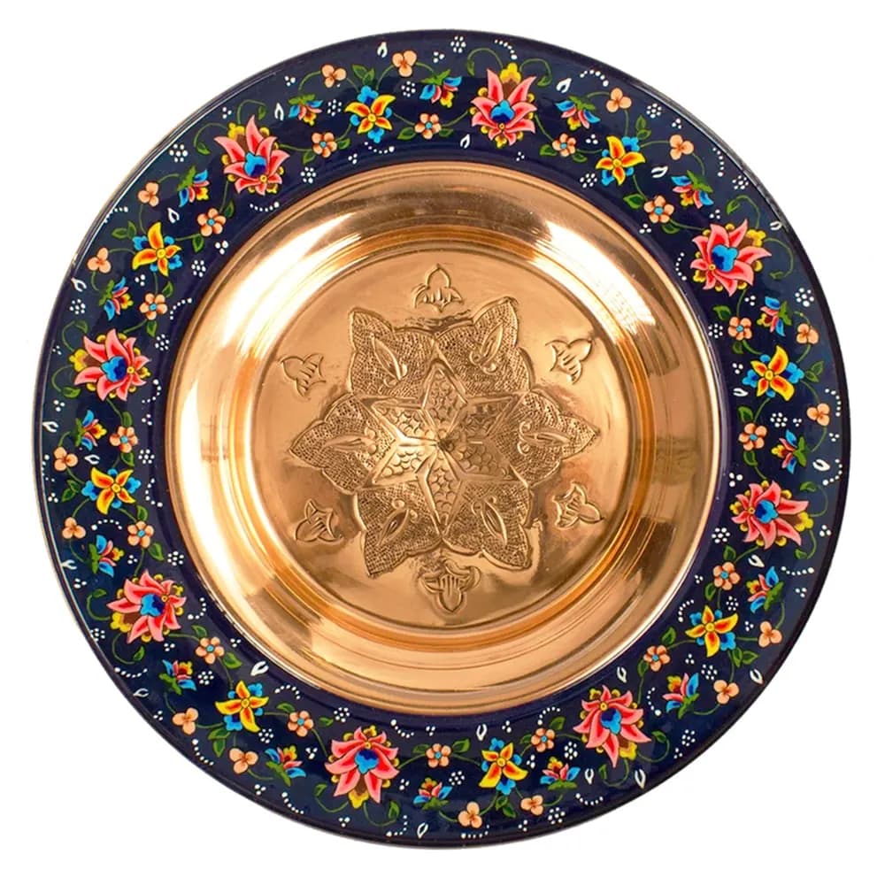 شیرینی خوری مس و پرداز 35 سانتی کد 284 — تصویر ۷
