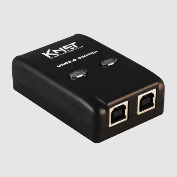سوئیچ ۲ پورت USB2.0 اتوماتیک کی نت مدل K-S412