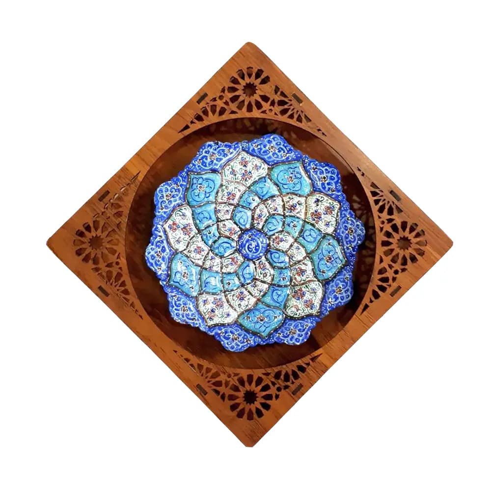 تابلو بشقاب میناکاری کد 242 — تصویر ۵