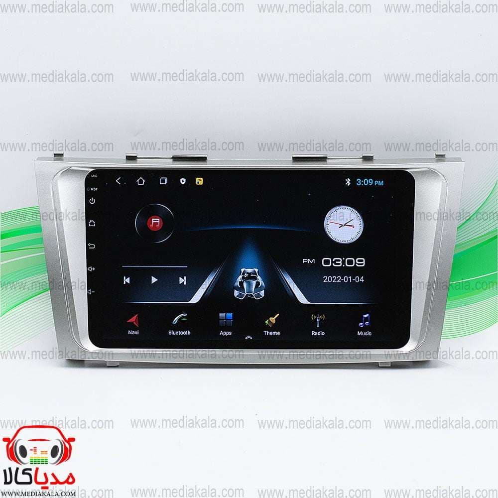 قاب و مانیتور تویوتا کمری 2008 تا 2011 گلدویژن مدل Android