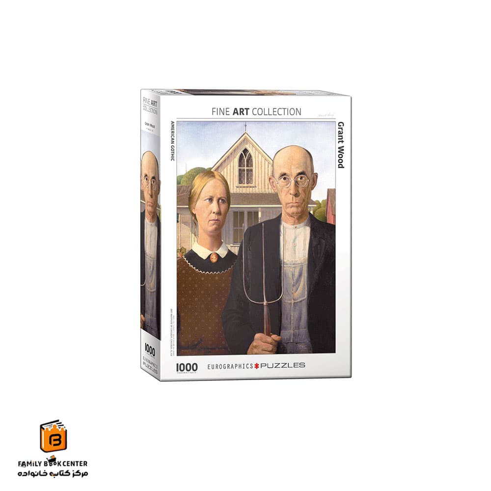 پازل 1000 تکه (6000-5479)American Gothic یوروگرافیکس (Euro ghraphics)