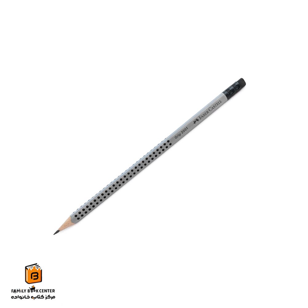 مداد مشکی B2 گریپ دار Grip2001 فابرکاستل (FABER CASTELL)