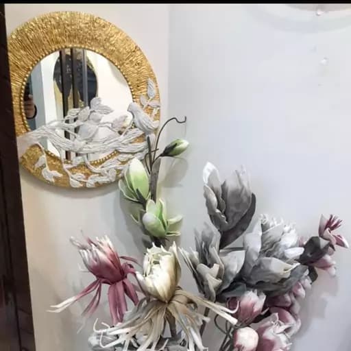 آینه دکوراتیو پرنده کار دست (پس کرایه) — تصویر ۴