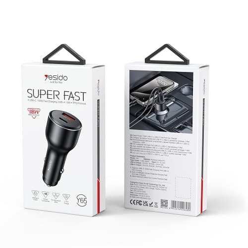 شارژر فندکی یسیدو مدل yesido y65 — تصویر ۵