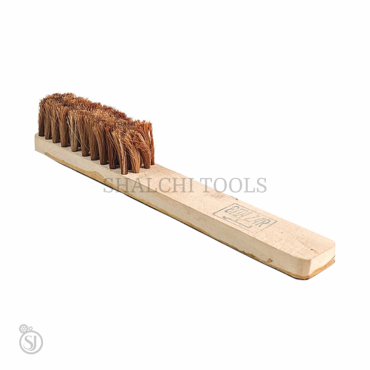 فرچه مویی دستی طلاسازی دسته چوبی ۴ ردیفه برای جمع آوری سیباله