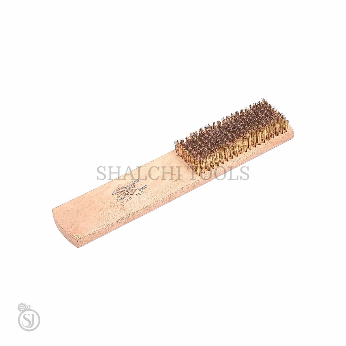 فرچه سیمی ۱۲ رج چوبی برنجی طلاسازی مدل ۲۲۰ — تصویر ۶