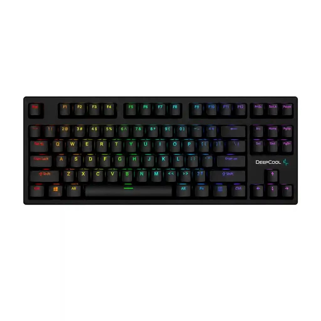 کیبورد گیمینگ مکانیکال دیپ کول DeepCool KB500 TKL با نورپردازی RGB (استوک تمیز) — تصویر ۴