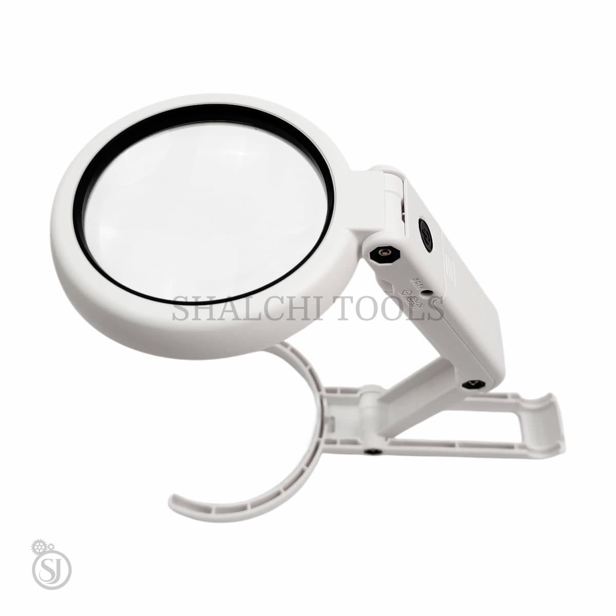 ذره بین پایه دار و دستی چراغ دار مدل SF75RC سایز ۷۵ میلی متر — تصویر ۱۲