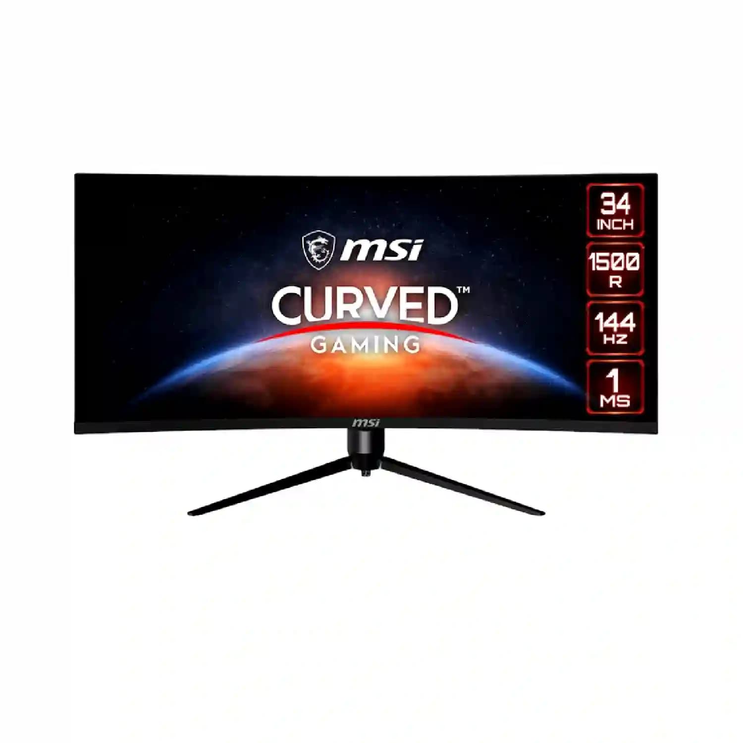 مانیتور گیمینگ خمیده MSI MAG 342CQR E2 سایز ۳۴ اینچ UWQHD 180Hz (گارانتی – استوک)