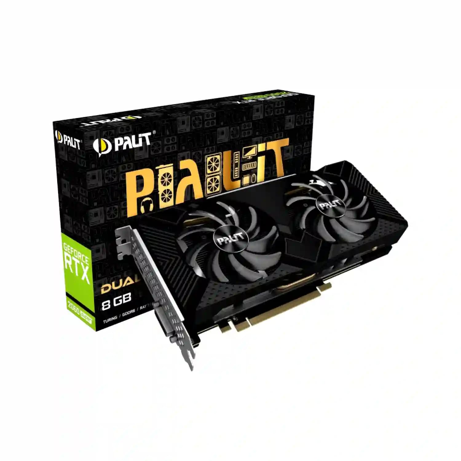 کارت گرافیک Palit GeForce RTX 2060 SUPER Dual 8GB GDDR6 (استوک تمیز)