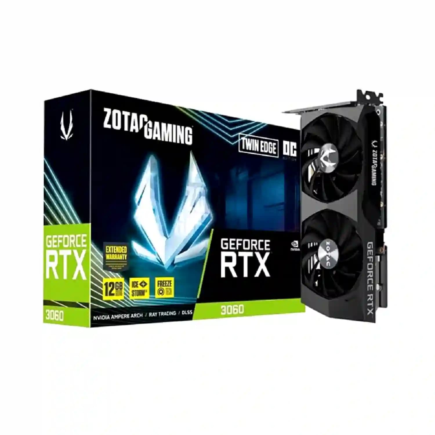 کارت گرافیک گیمینگ ZOTAC GAMING GeForce RTX 3060 Twin Edge 12GB (استوک کم کار) — تصویر ۴