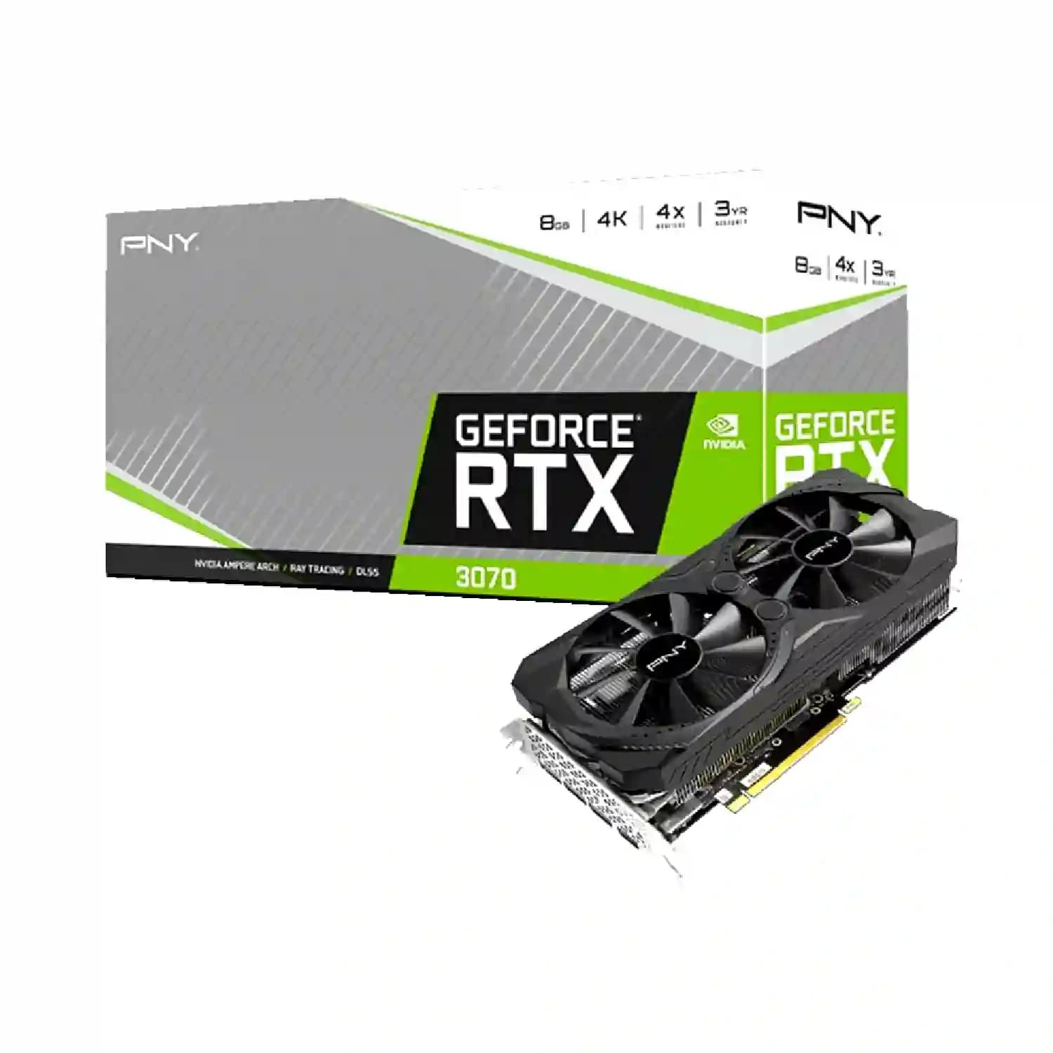 کارت گرافیک گیمینگ پی ان وای PNY GeForce RTX 3070 8GB (استوک کم کار) — تصویر ۳
