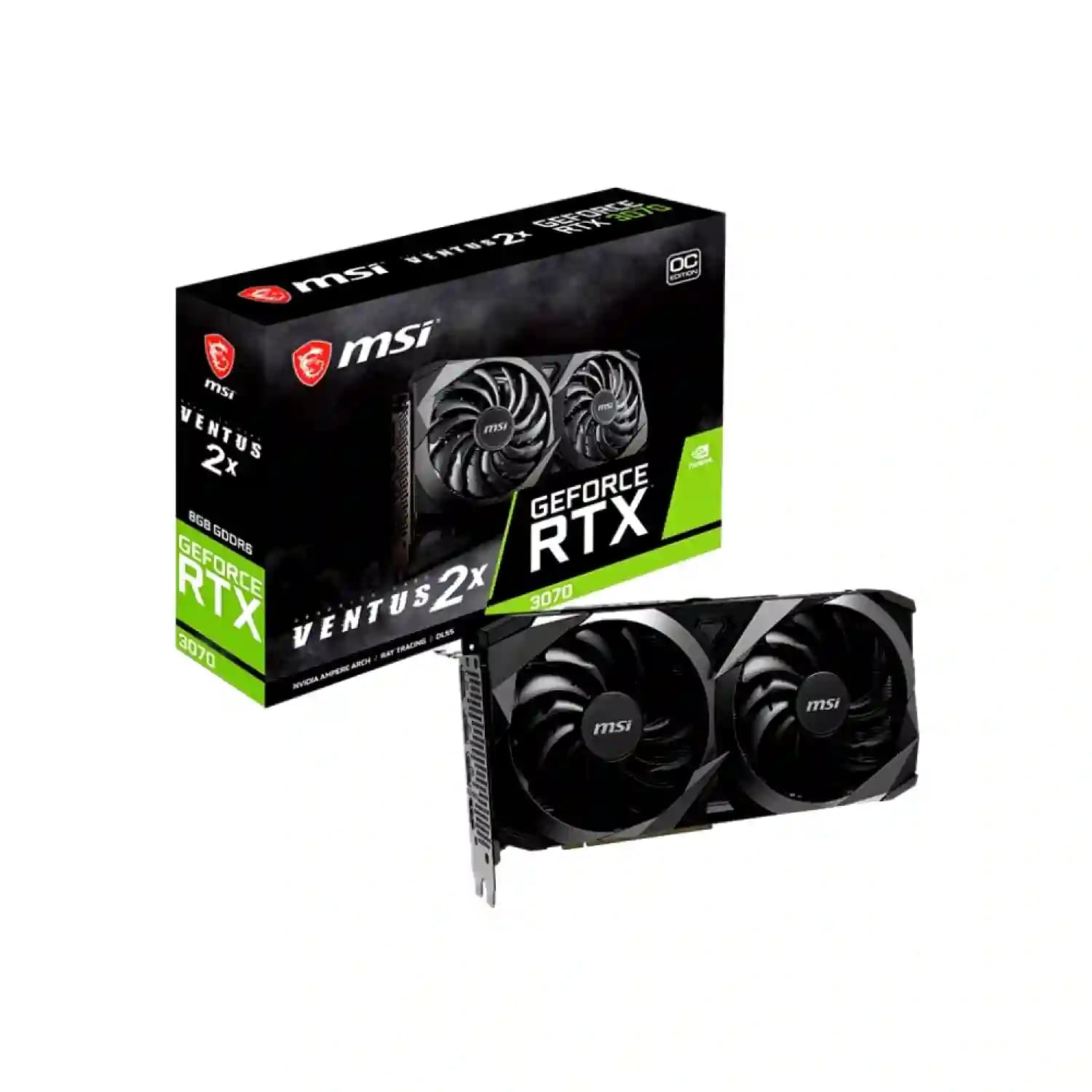 کارت گرافیک ام اس ای MSI RTX 3070 VENTUS 2X 8G (استوک تمیز)
