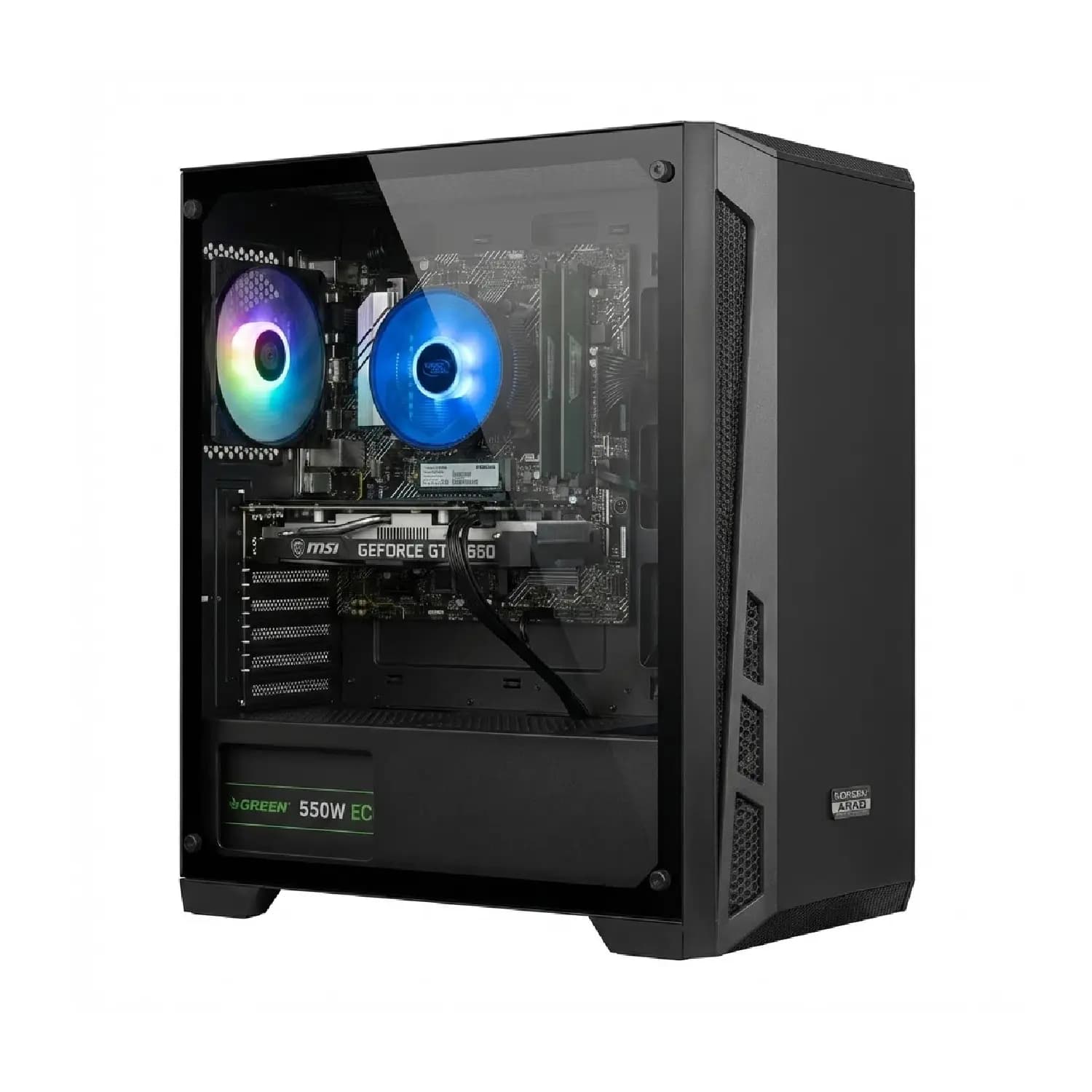 کیس گیمینگ نسل ۱۳ (i3-13100F + 1660 SUPER) | کیس کامل اسمبل شده در حد نو