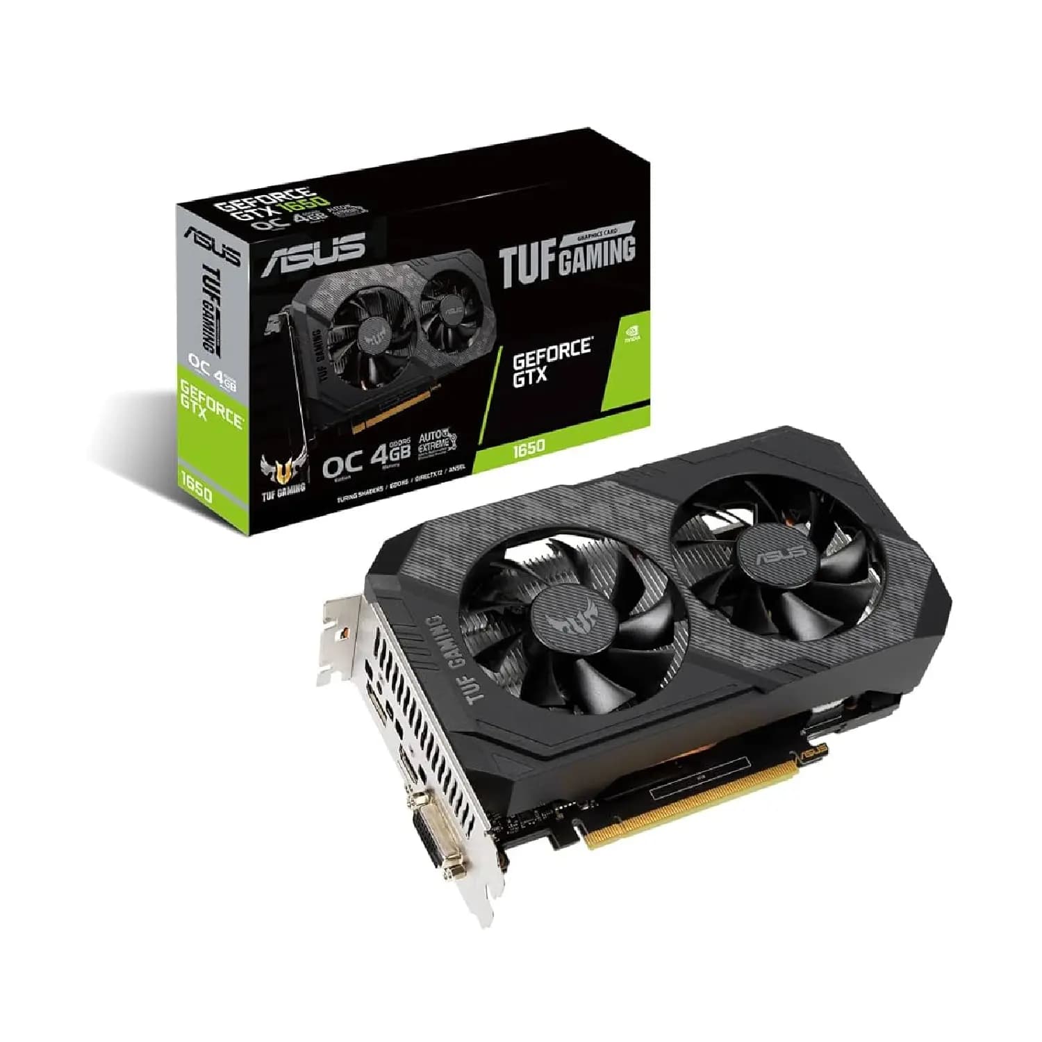 کارت گرافیک ایسوس ASUS TUF Gaming GeForce GTX 1650 OC Edition 4GB استوک