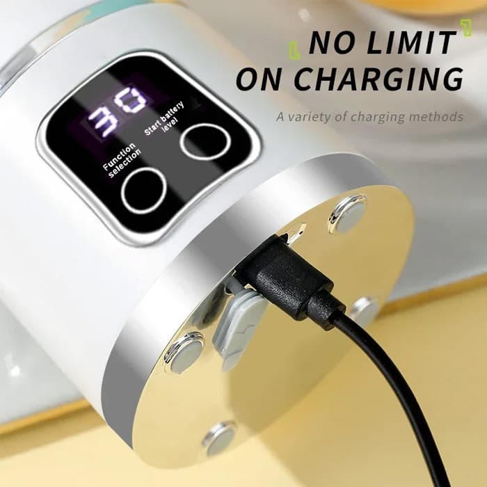 شیکر شارژی ورزشی 8 تیغه USB — تصویر ۵