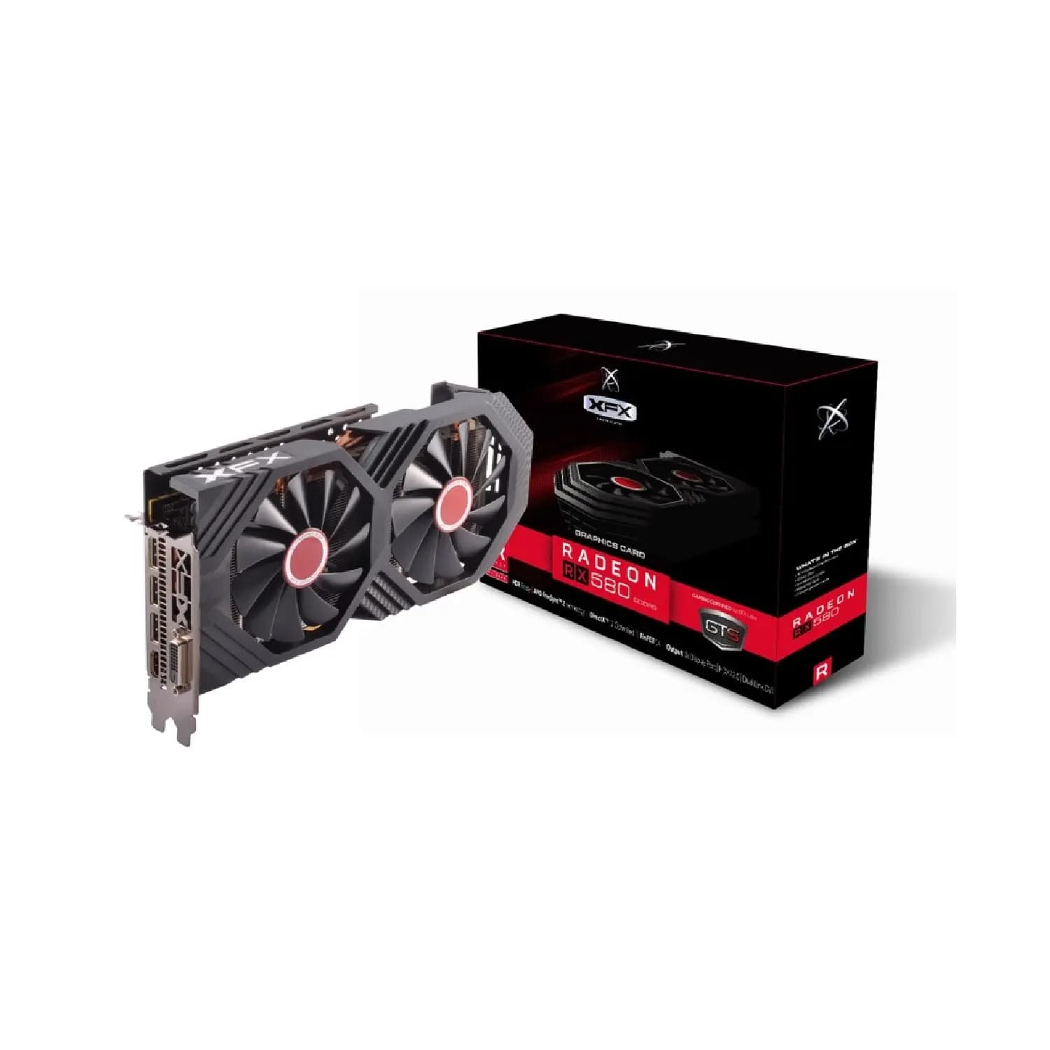 کارت گرافیک ایکس اف ایکس XFX RX 580 8GB استوک همراه با کارتن — تصویر ۲