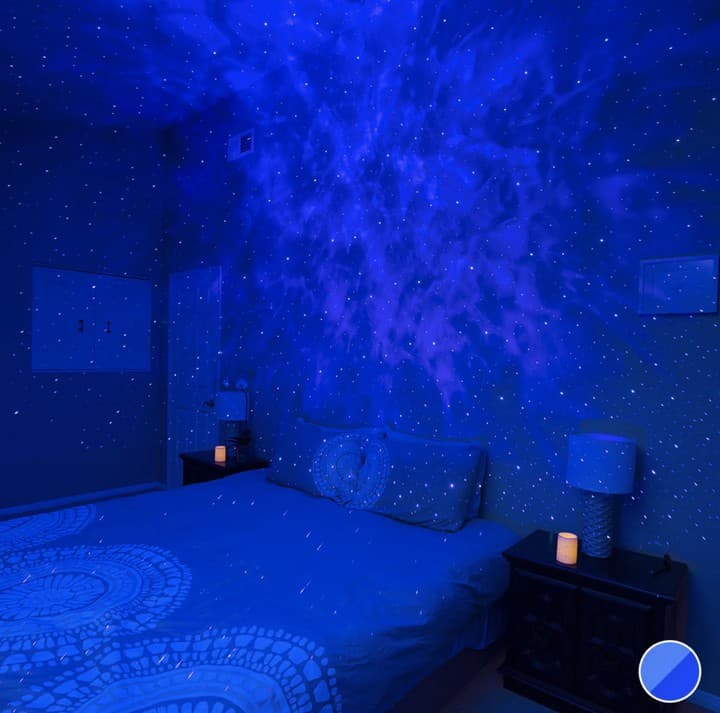 شب خواب کهکشانی اسپیکردار starry projector light کد ST021 — تصویر ۸
