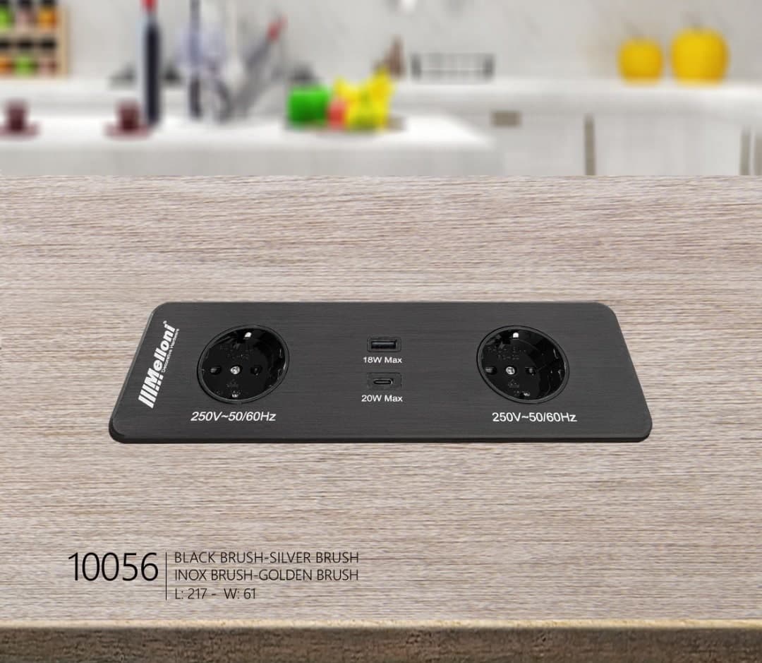 پریز توکار کد 10056 ملونی — تصویر ۳